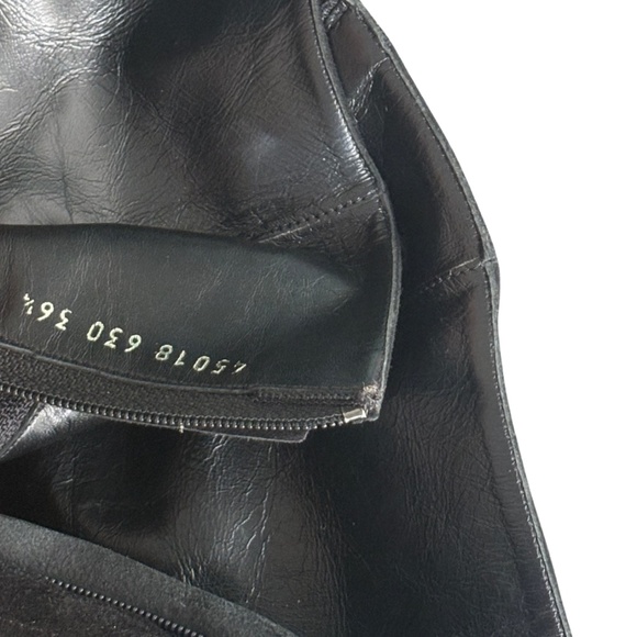 Alberto Zago Milano Y2K Square Toe Snake Trim Suede Boots – IT 36.5 / US 6–6.5 - Picture 9 of 12